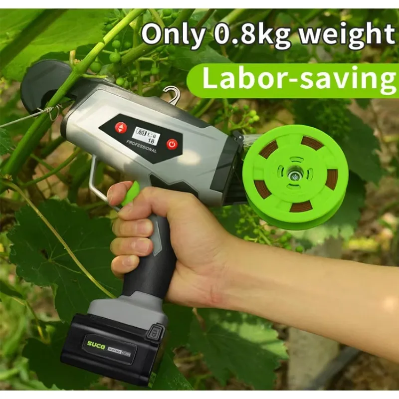 Fully Automatic Electric Branch Binding Machine Tomato Cucumber Grape Vine Binding Machine