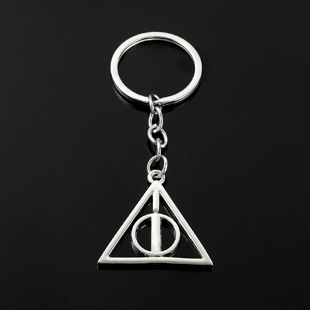 

Брелок для ключей с изображением Трикогея из фильма «Тайны философского камня», модный вращающийся треугольный кулон, брелоки для женщин и мужчин