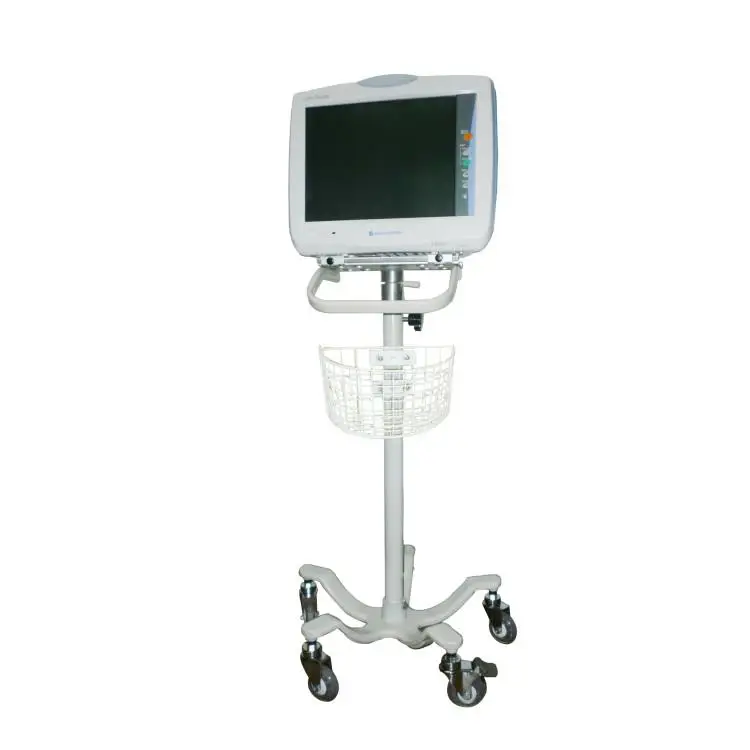 trolley supervise Stainless Steel Medical shot Laptop Cart On Wheels Treatment Hospital Emergency Medicine Trolley