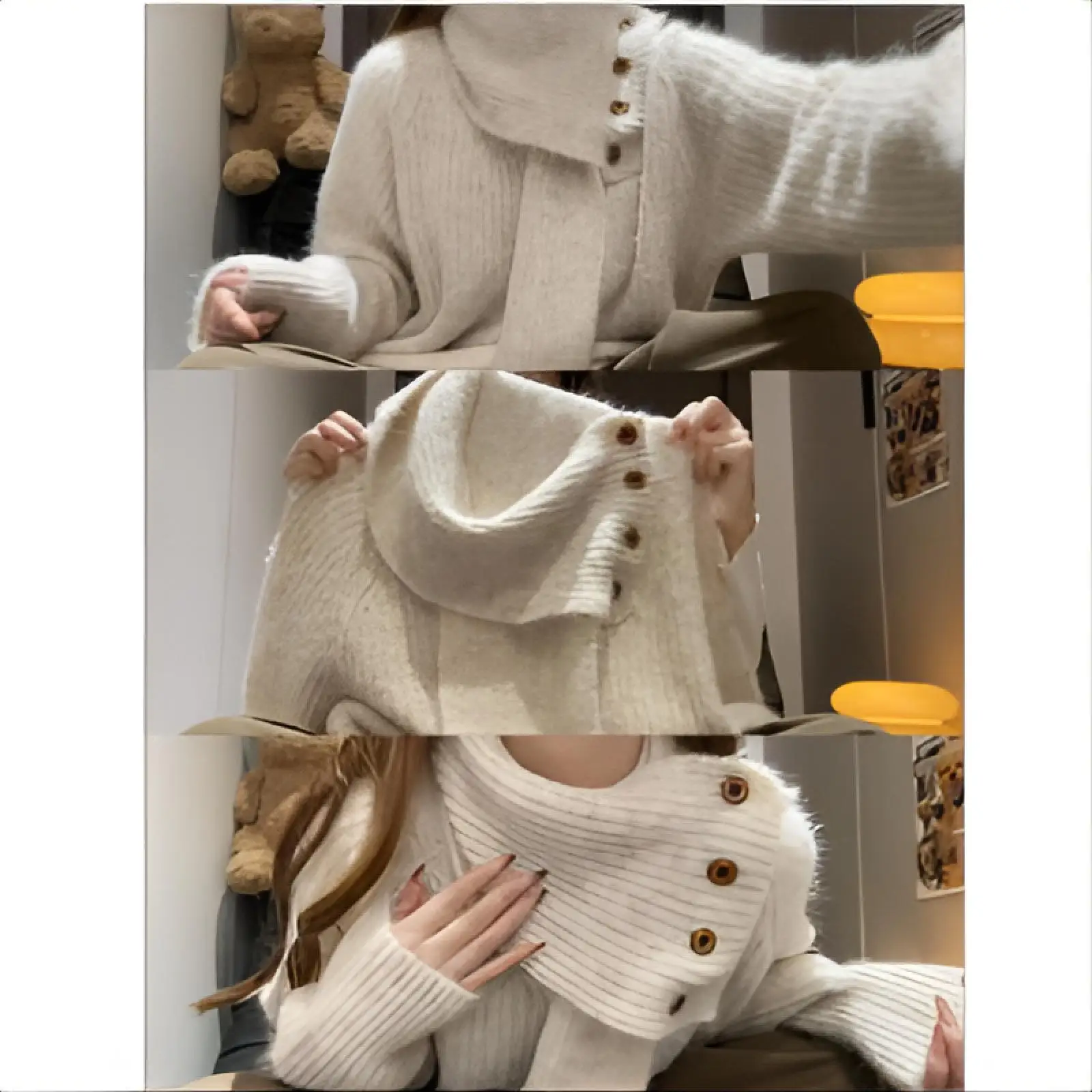 

Womens Pullovers Christmas Hot Fashion Vintage Y2K Aesthetic Streetwear Oversize Warm Casual Korean Winter Autumn Tops Basic Ins