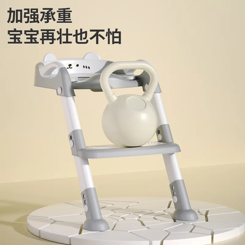 어린이 화장실 계단형 변기 보조 매트 랙 발판 소년 소녀용