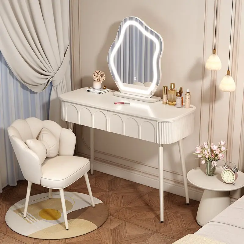 Cream Wind Dressing Table Bedroom Modern Simple Small One Master Bedroom Dressing Table Mirror