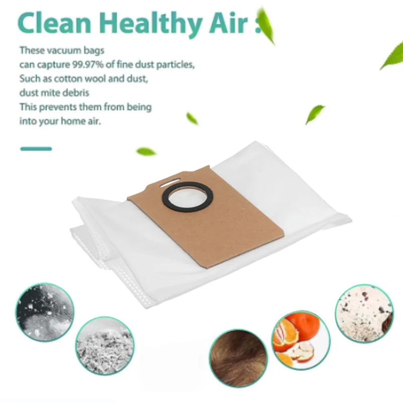 أكياس غبار M17K-فراغ لقطع غيار MONSGA MS1 MAX/Ultenic T10 Lite/Liectroux M70 Pro/BPMIO B15 Plus/Lubluelu L15 Plus