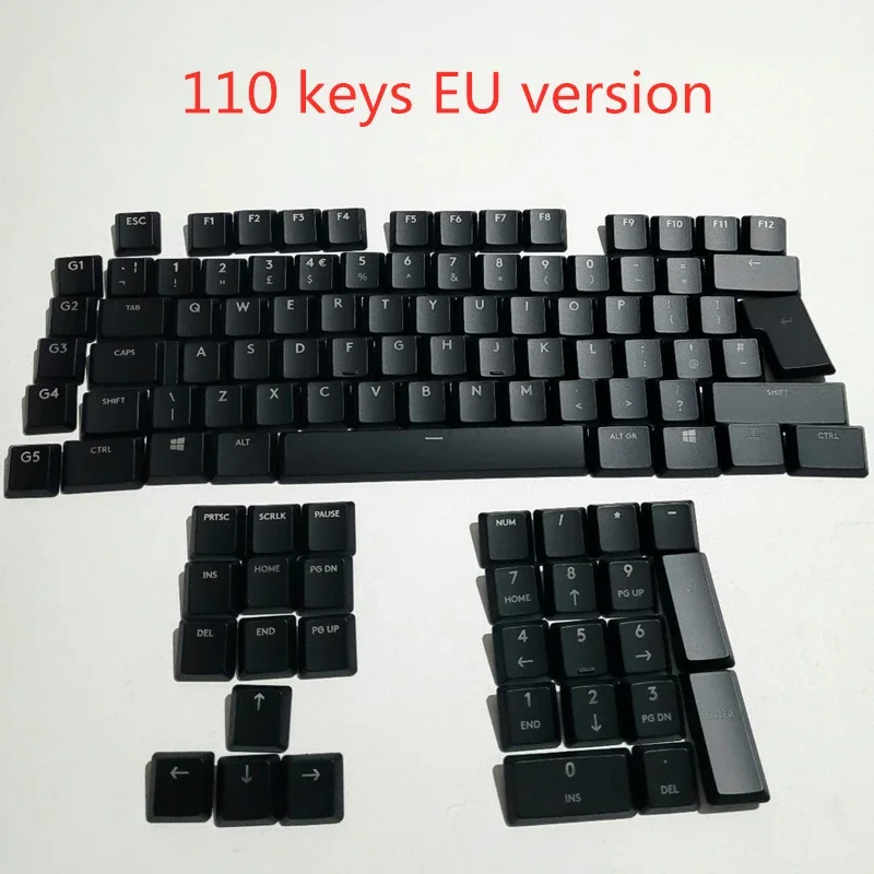 1 Full Set Original Translucent Key Caps For Logitech Keyboard G913 G915 G813 G815 2nd Generation Backlit Keycaps EU FR Version