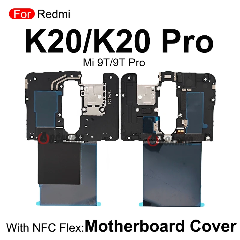 For Redmi K50 Ultra K60 K20Pro Motherboard Cover With Signal Antenna NFC Module Replacement Part For Xiaomi Mi 9T Pro