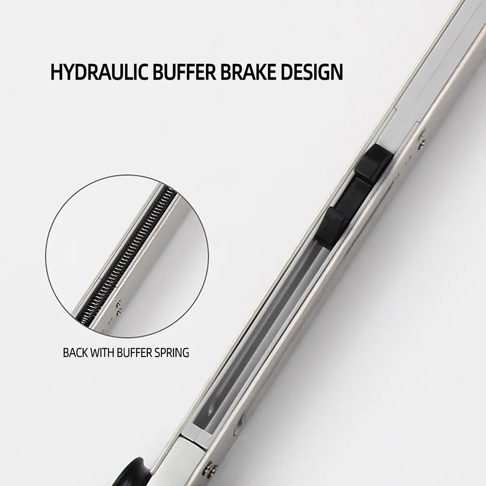 Sliding Door Bidirectional Buffer Pulley Sliding Door Track Hydraulic Pulley Heavy Mute Damping Sliding Door Pulley Slide Rail