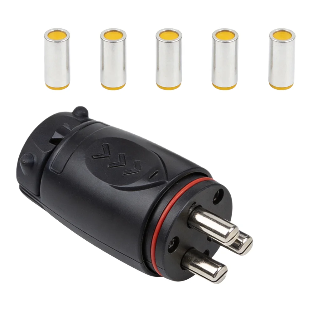 70 Amp Waterproof Trolling Motor Connector Designed for High Current Draw Motors in For 2-Wire and 3-Wire Marine Wiring Schemes