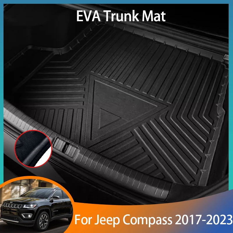 

Car Rear Trunk Mat For Jeep Compass MP 2017 2018 2019 2020 2021 2022 2023 Waterproof Protective Anti-Slip Storage Pad Accessorie