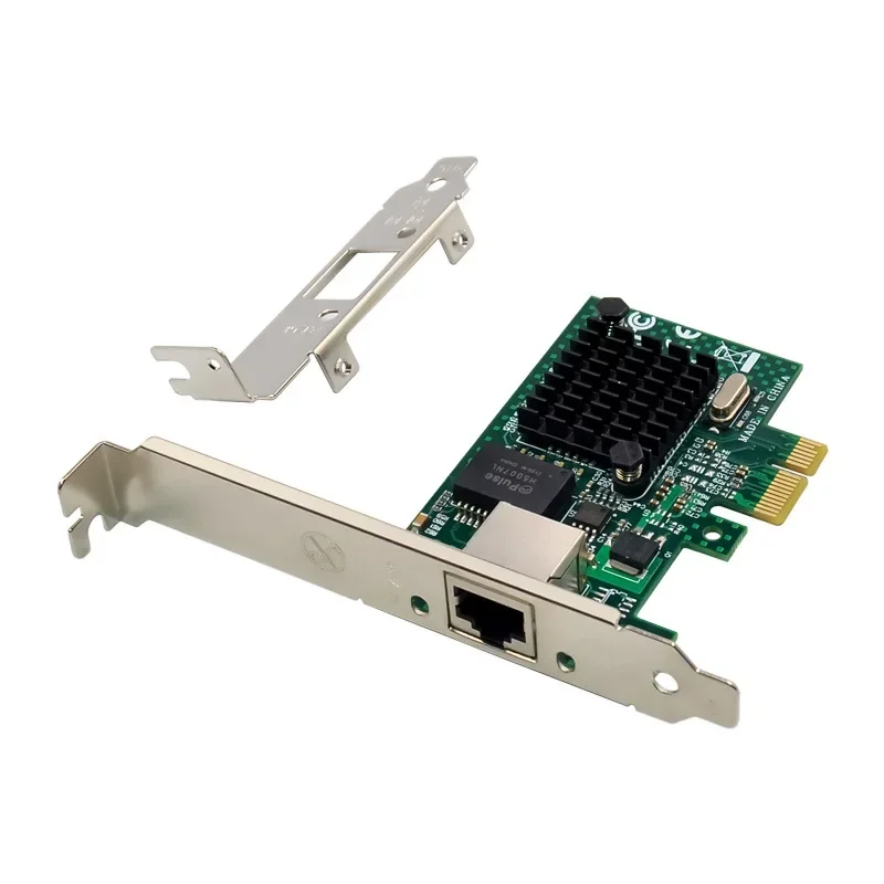 PCIe X1 RJ45 Port Server Lan Card 1000Mbps 1Gbps Ethernet Gigabit network Card BCM5751 chip  WOL PXE VLAN pci-e 1x gibabit card