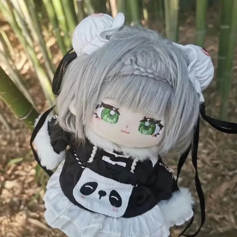 

20cm Anime Game Genshin Impact Noelle Kawaii Cosplay Plush Doll Body With Skeleton Cartoon Soft Plushies Model Toy Figures Gift