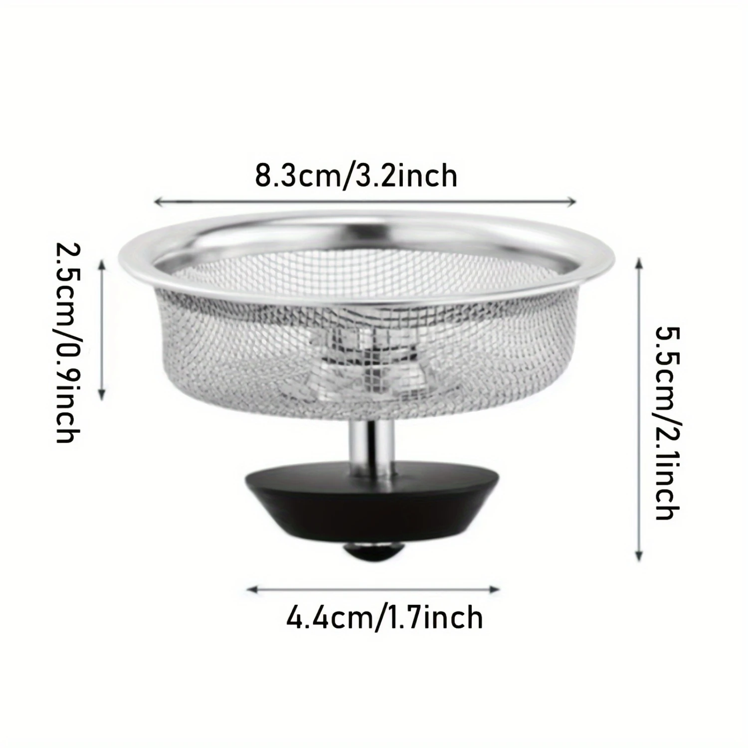 Stainless Steel Kitchen Sink Strainer - Efficient Filter & Superior Drain Protection