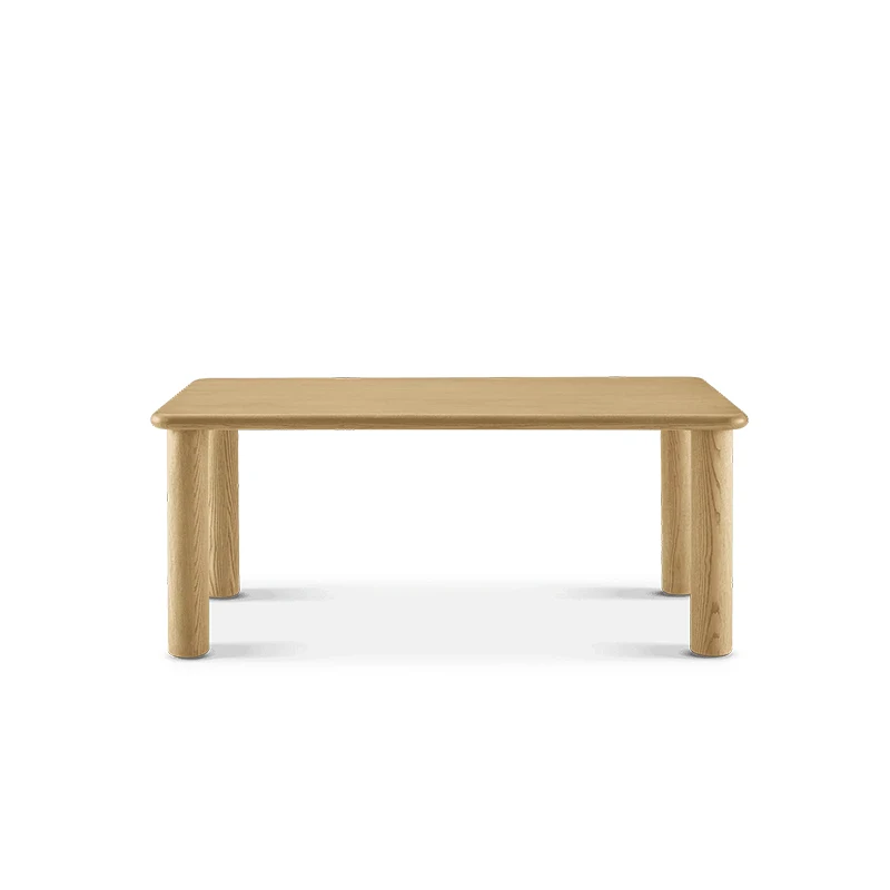 *Classic Design Indoor Furniture Meticulously Crafted Oak Wood Clean-lined Dining Table Wooden Table