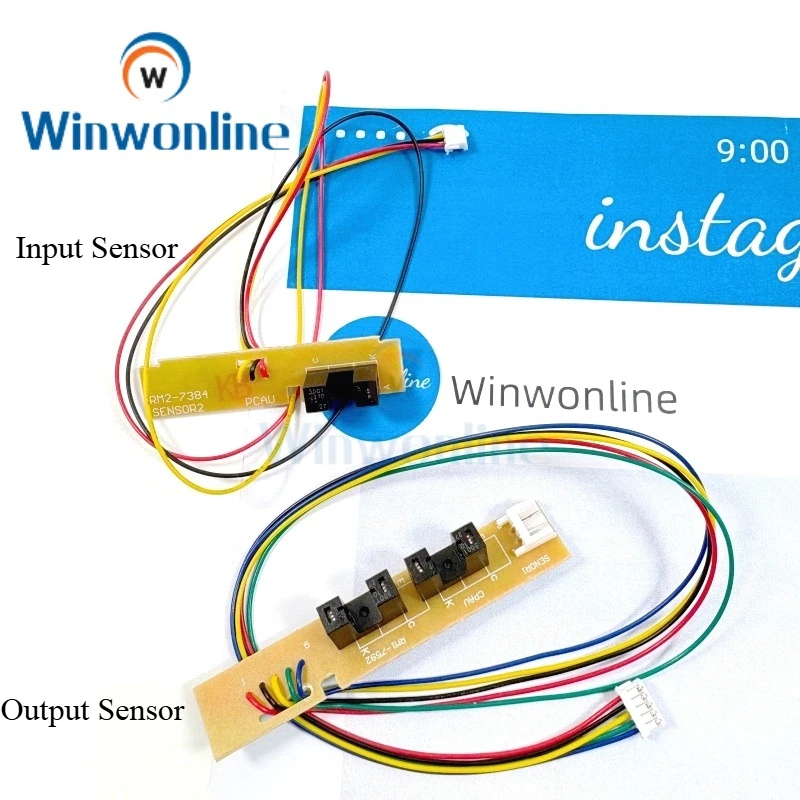 

RM1-7592 RM2-7384 2PCS Input or Output Sensor with Cable for HP 125 126 127 128 1106 1108 1213 1136 1216 1217 1218 winwonline