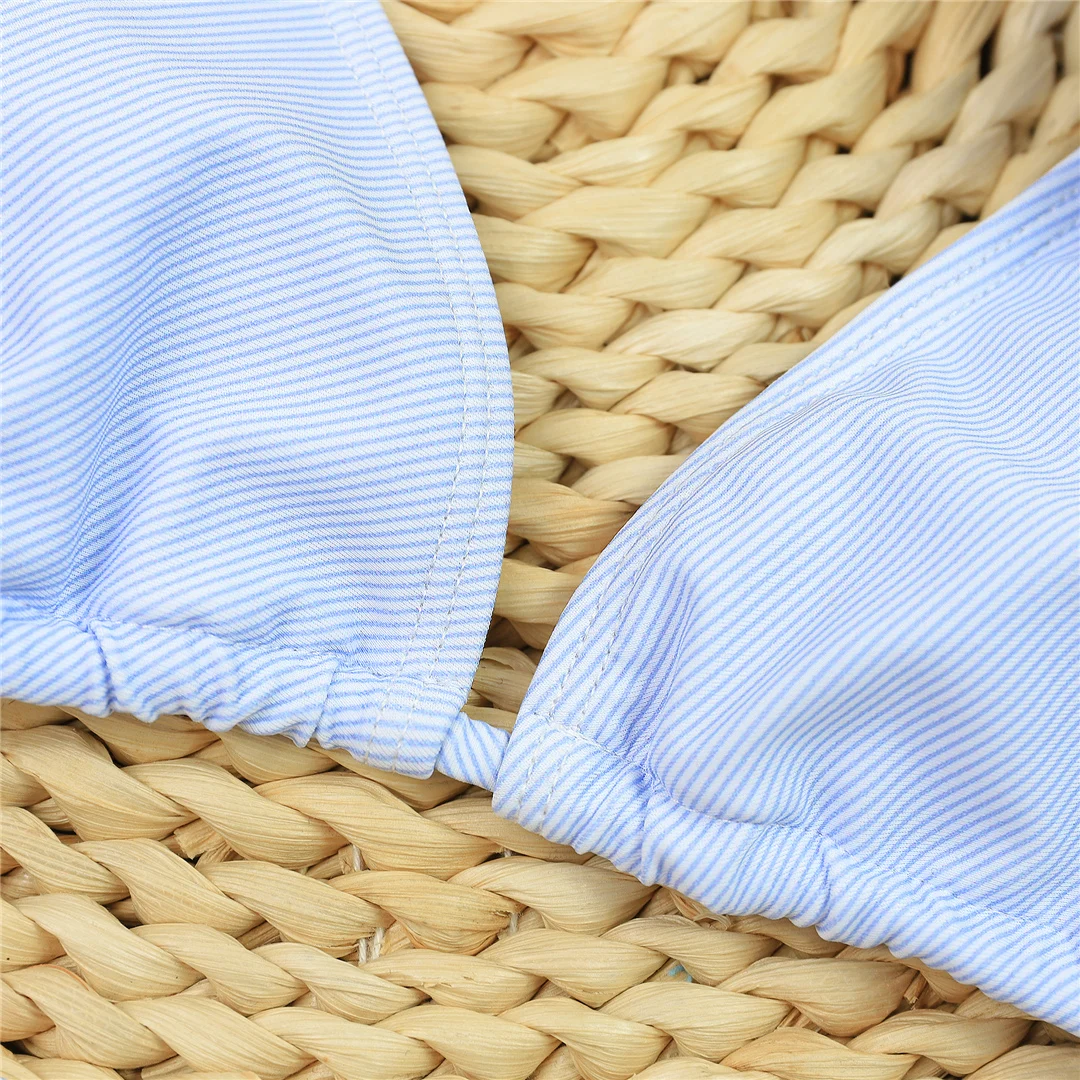 3D-Blumen-Neckholder-Bikini, Damen-Badeanzug, zweiteiliges Bikini-Set, weiblicher Badeanzug, brasilianischer, gepolsterter Badeanzug, Badebekleidung, Schwimmanzug V6391 – Detail 11