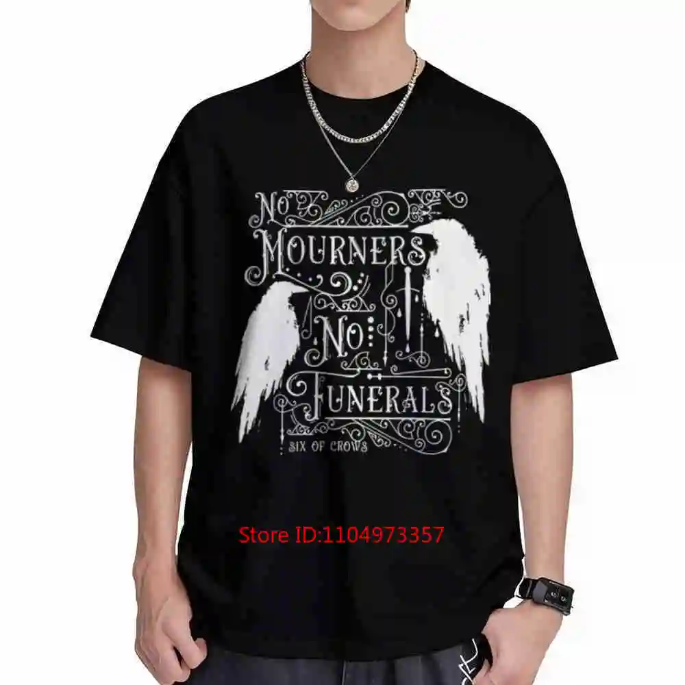 Six Of Crows No Mourners Funerals Ketterdam Short Sleeve Tee 100% Cotton T-Shirt