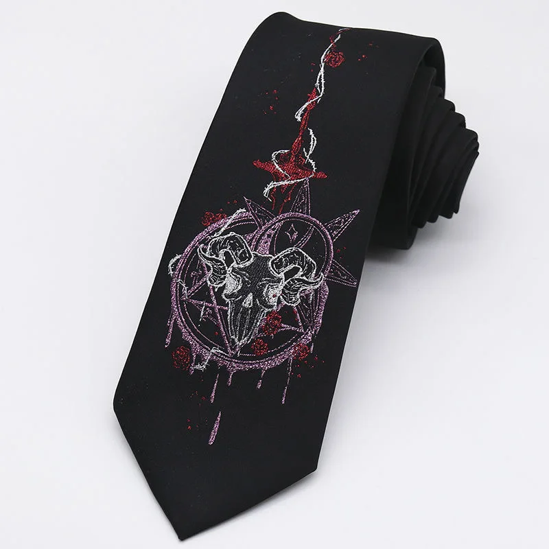 Corbatas de Cosplay de Anime Harajuku para hombres y mujeres, uniforme negro, ropa universitaria, accesorios para estudiantes adultos, corbata, regalos de navidad