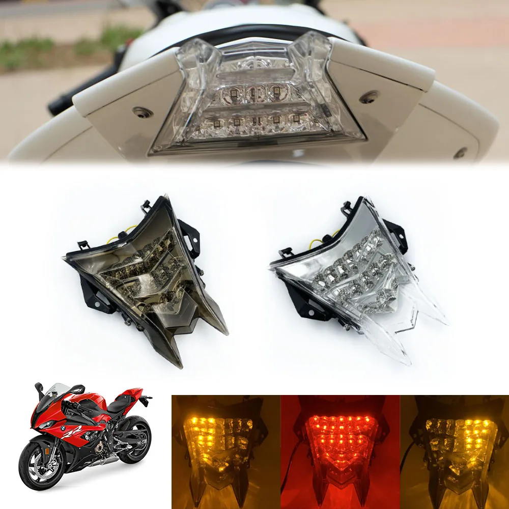 

LED Tail Brake Light Turn signal For BMW S1000R HP4 S1000RR 2010-2017 11 12 Motorcycle Integrated Blinker Lamp motorcycle light