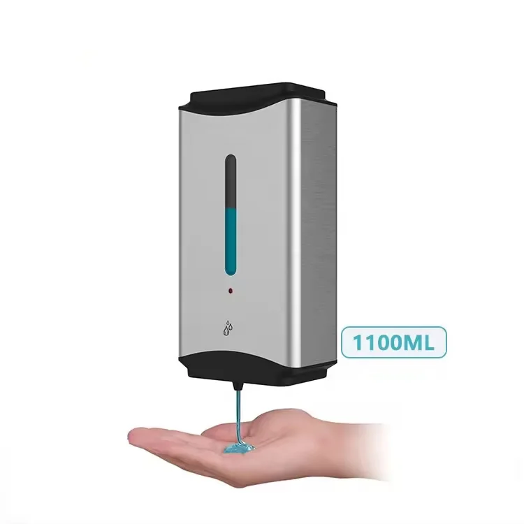 Stainless Steel Automatic Touchless Foam Soap Dispenser Alcohol Disinfection Liquid Smart Bathroom Hotel