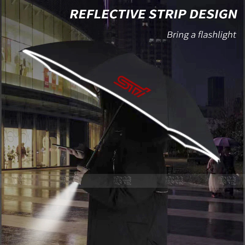 

For Subaru STI Outback Brz Wrx Xv Ascent Forester Impreza Legacy Car Fully Automatic Reflective Sun Umbrella Folding Sunshade