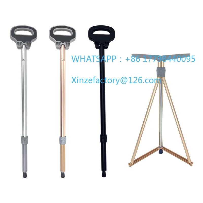 

Настраиваемая легкая альпинистская трость, многофункциональная портативная