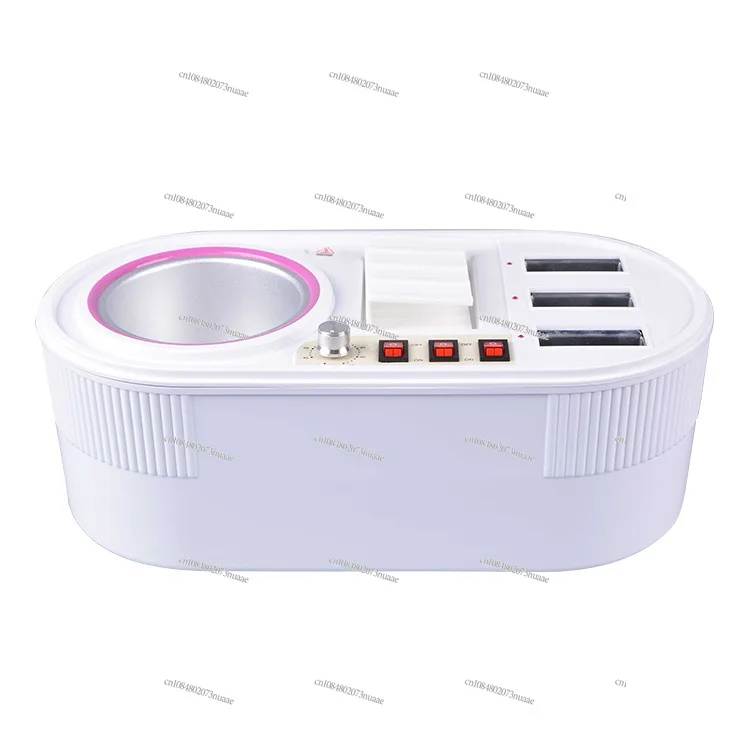 3 in 1 Roll on Waxing Heating Professional Warmer Wax Pot Heater Paraffin Heater for Skin Care Double Wax Warmer