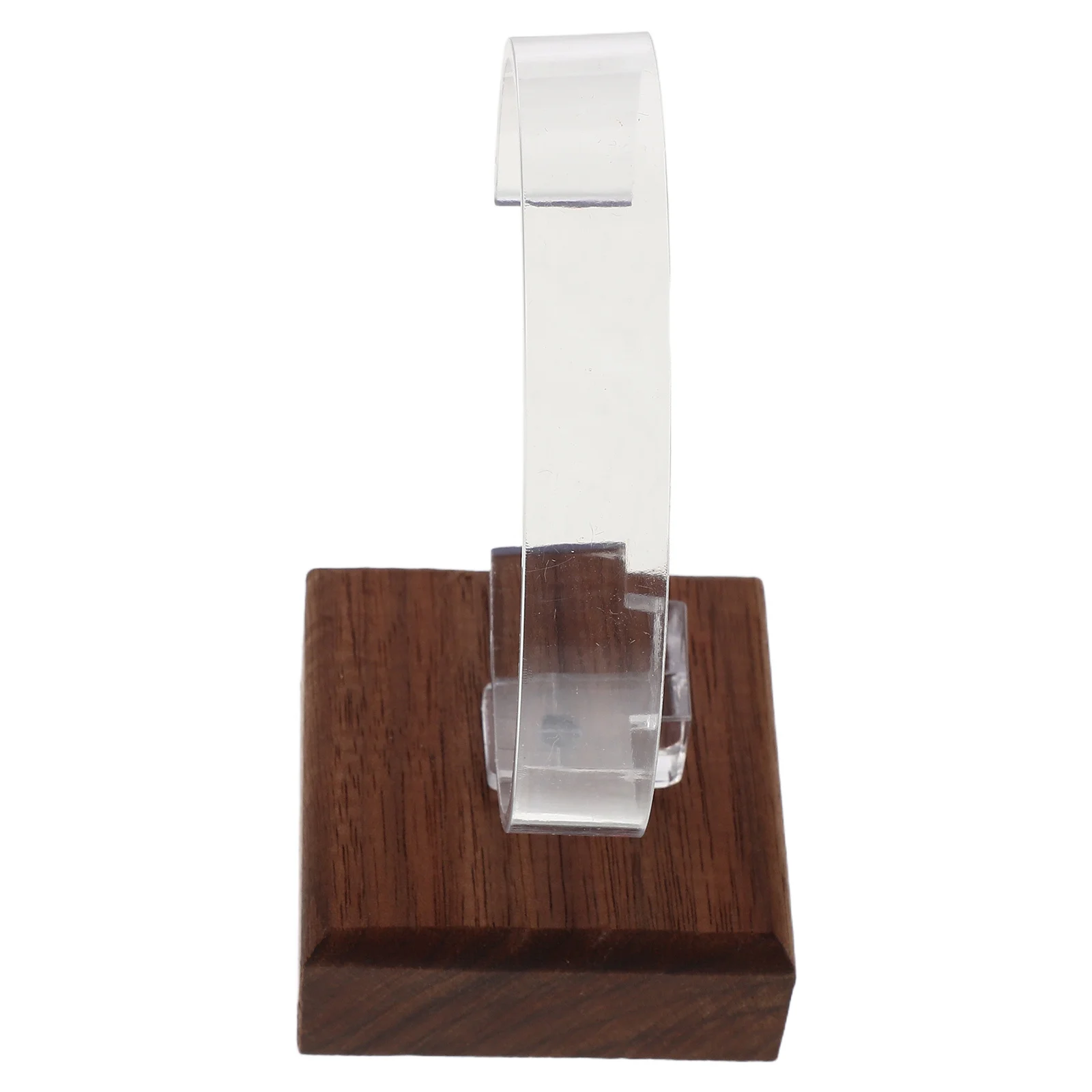 

Single Watch Display Stand C Shaped Wooden Jewelry Rack for Wristwatch Storage Bangle Holder Organizer Home Office Boutique