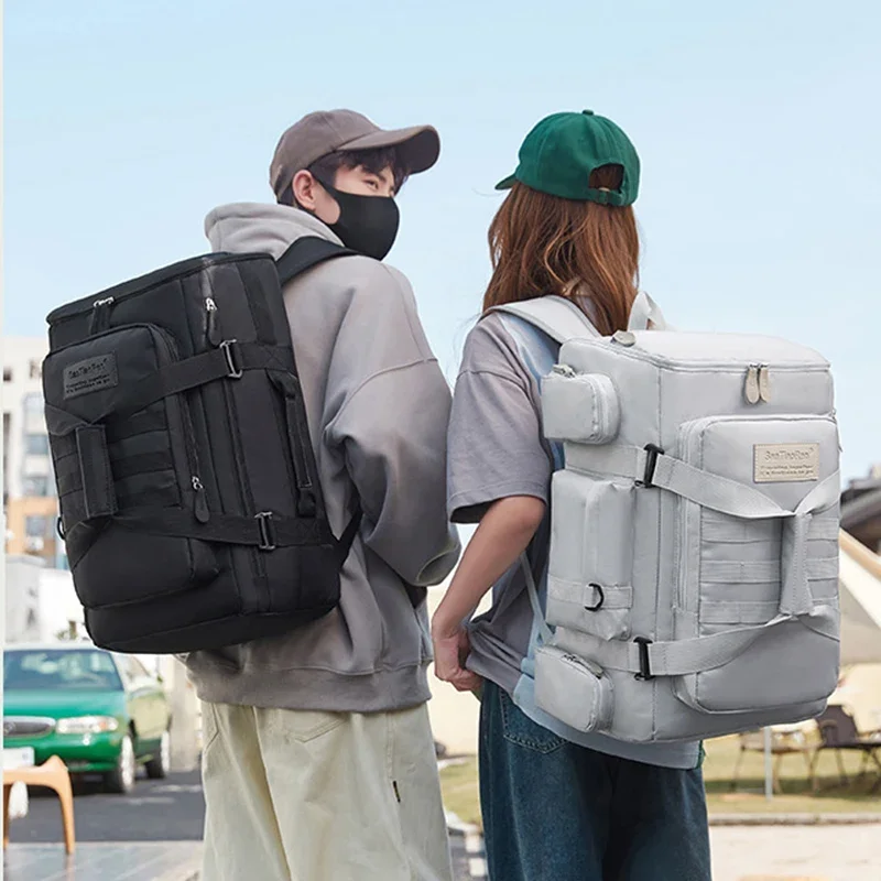 Large capacity fitness bag travel backpack dry wet separation shoulder bag outdoor Camping Hiking Rucksack sports bags for Women