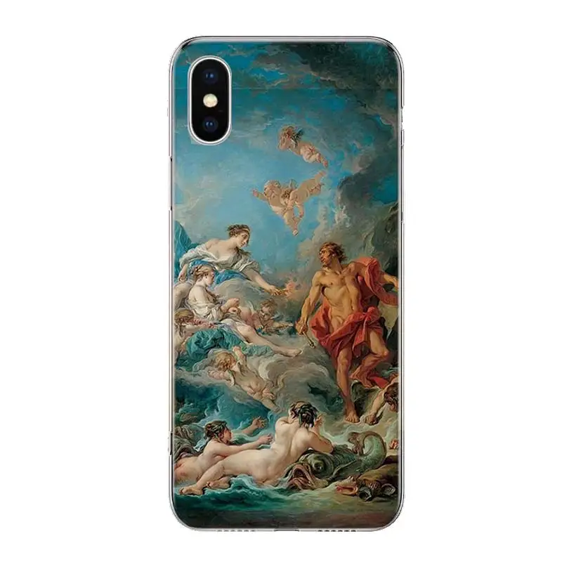 Palace Of Versailles The Creation of Adam Art For iPhone 16 15 14 13 12 11 Pro Max Phone Case X XS XR 7 Plus Print 8 SE Apple Fu