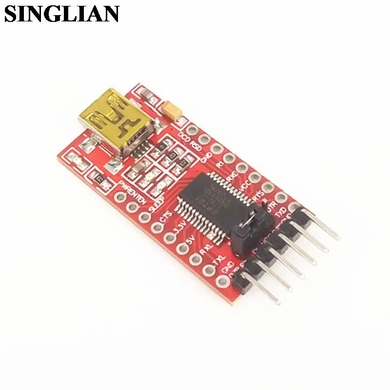 FT232RL Module USB To Serial Port Module USB To TTL Level 3.3V 5V Download Cable Mini Interface For Arduino