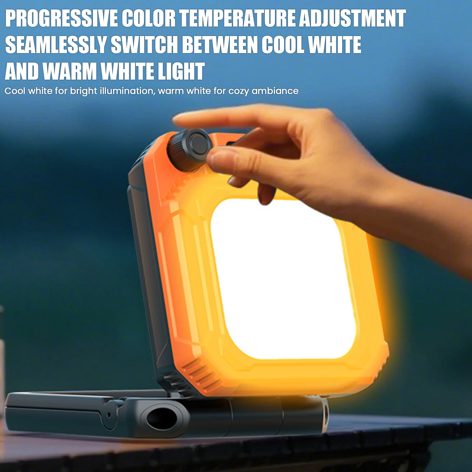 

Ручной фонарь-прожектор на солнечной батарее с подставкой, перезаряжаемый мини-фонарик для кемпинга и походов