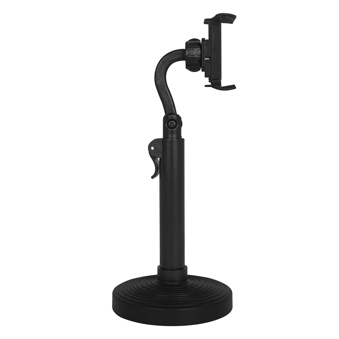 Desktop Mobile Phone Holder Stand 360 Rotate for Live Streaming Shoot Video Round Base Smartphone Stand