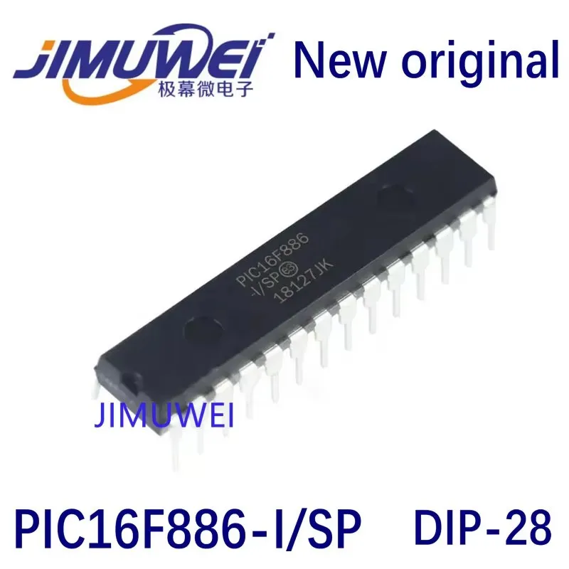 PIC16F886-I/SP DIP-28 Direct insertion of 8-bit microcontroller 100%New and Original