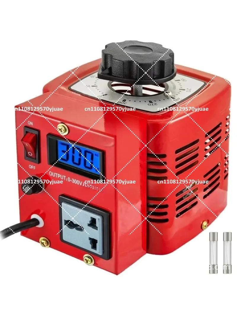 0.5KW 220V Variac Variable Transformer Voltage Regulator 0-300V AC Adjustable Single-Phase Power Supply 50/60Hz