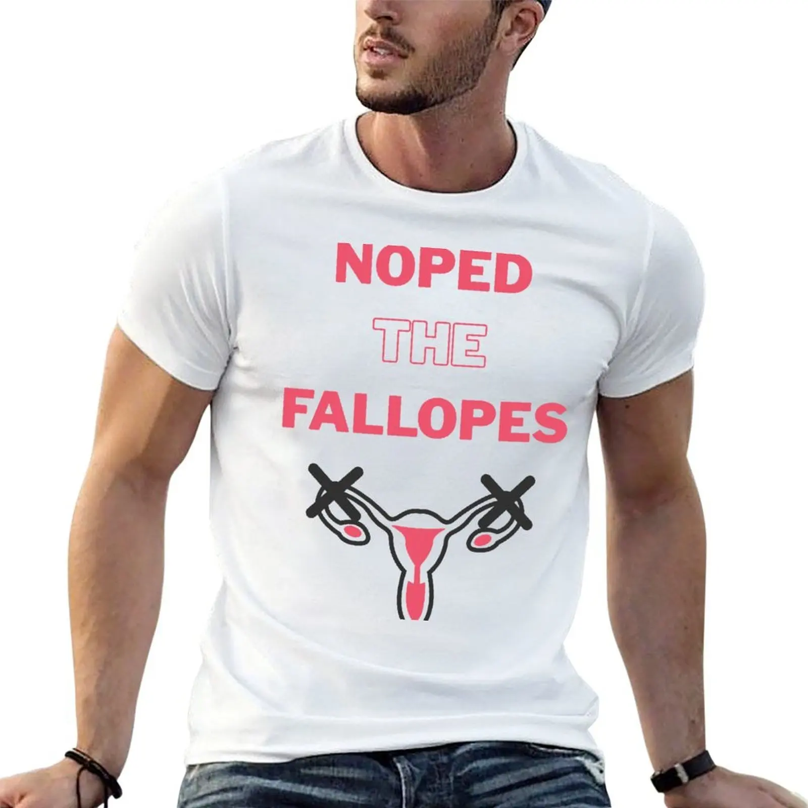 Noped the Fallopes (white) T-Shirt t shirt man luxury t shirts designer man t shirt graphic T-shirt