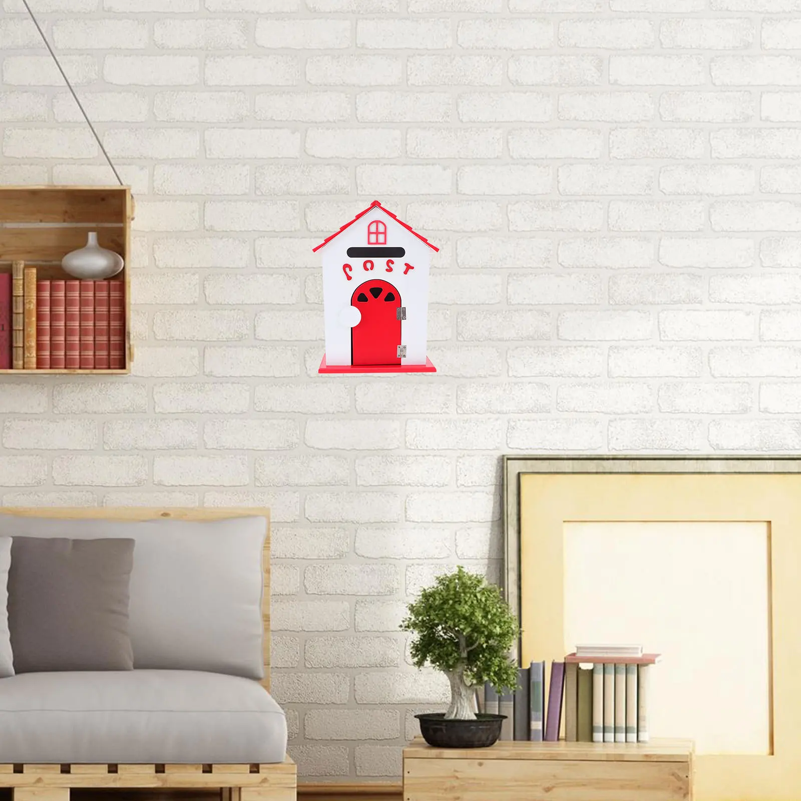 Kotak Surat Kayu Premium Bergaya untuk Dipasang di Dinding, Kotak Surat untuk Rumah, Sekolah, Kantor, Kotak Penyimpanan Sugerensi dan Keluhan, Dekorasi