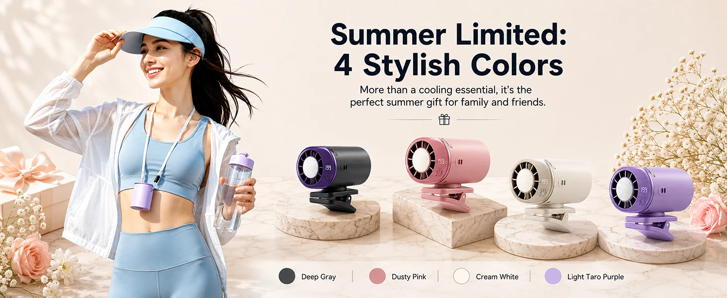Car Clip on Cooling Fan