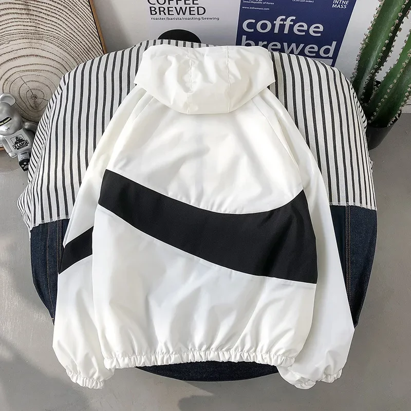 الأزواج سترة رجالية فضفاضة الخريف الشتاء هونغ كونغ نمط رياضية تنوعا النسخة الكورية ملابس خارجية عصرية