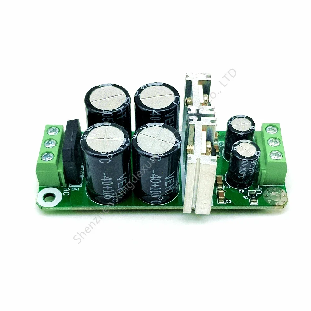 Dual Power Filter Board Module Amplifier Positive and Negative Rectification Filter Board Power 12V 15V/470uF 1000uF 2200uF