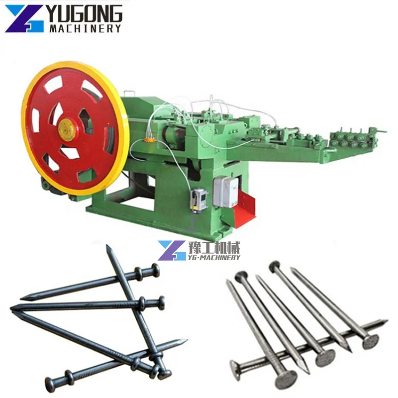 Automatic High Speed Iron Wire Nail Making Machine 1-6 Inch Wire Nail Making Machine Factory Price Nail Making Production Line