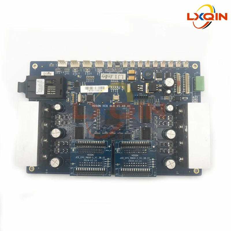 

LXQIN Hoson USB Version Double Head Board for DX5 Print head Carriage Plate for Allwin Xuli Human solvent printer V1.40.01