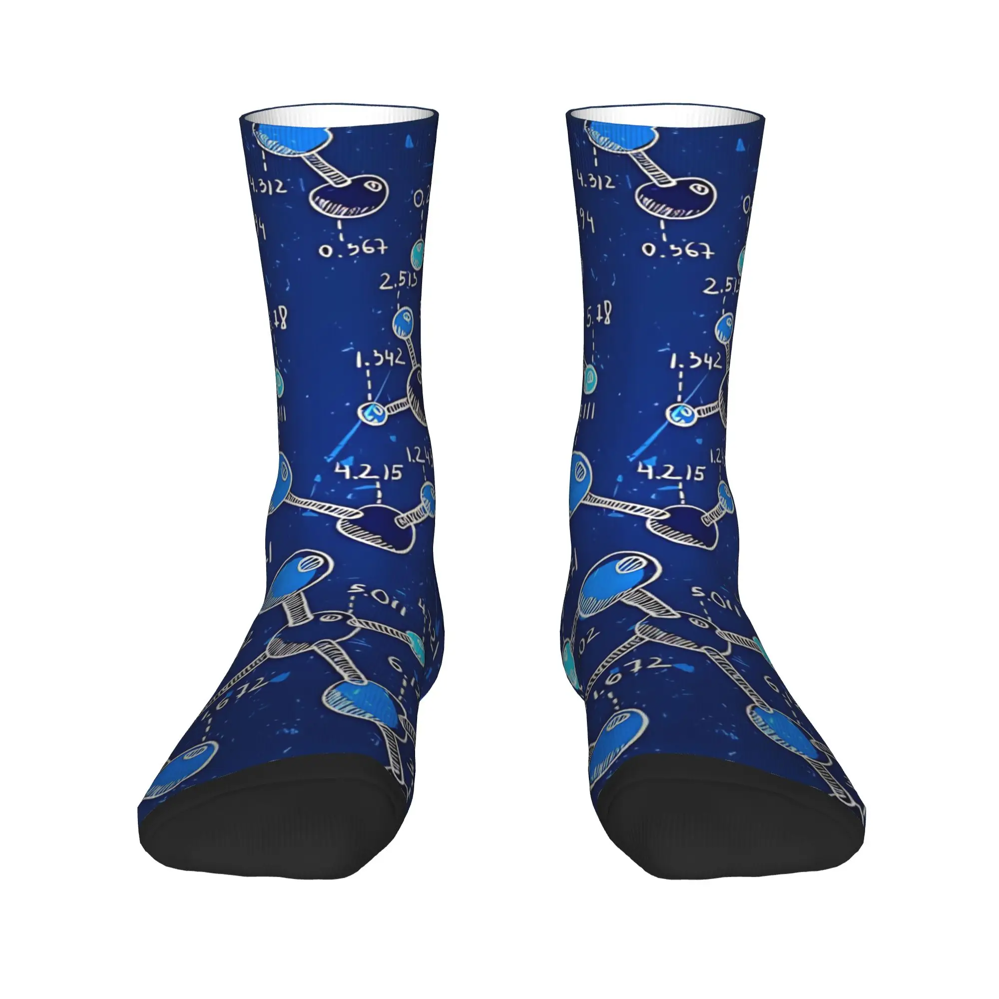 Science Chemistry Laboratory On Grunge Background  Stockings Socks Autumn Non Skid Socks Men's Cycling Medium Soft Socks