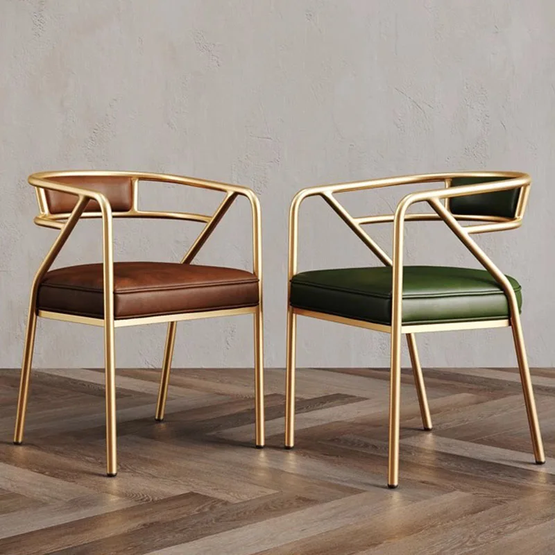 Sedie da pranzo ergonomiche per feste Accento Comode sedie da pranzo minimaliste Designer Nordic Lounge Sillas Para Comedor Furniture