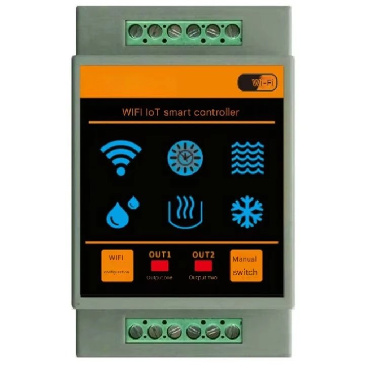 WiFi-датчик температуры, термоконтроллер для морозильной камеры, холодильника, аквариума, умный термостат с релейным управлением, 120В-240В