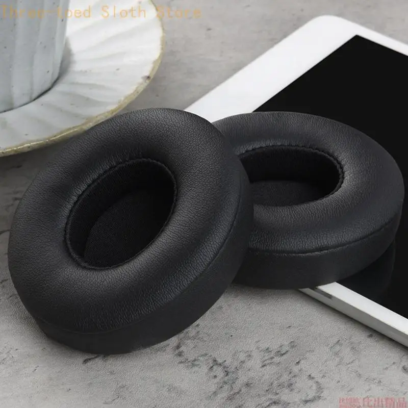 2pcs/par almohadilla para auriculares montados en cabeza con cubierta del auricular almohadilla mejorada