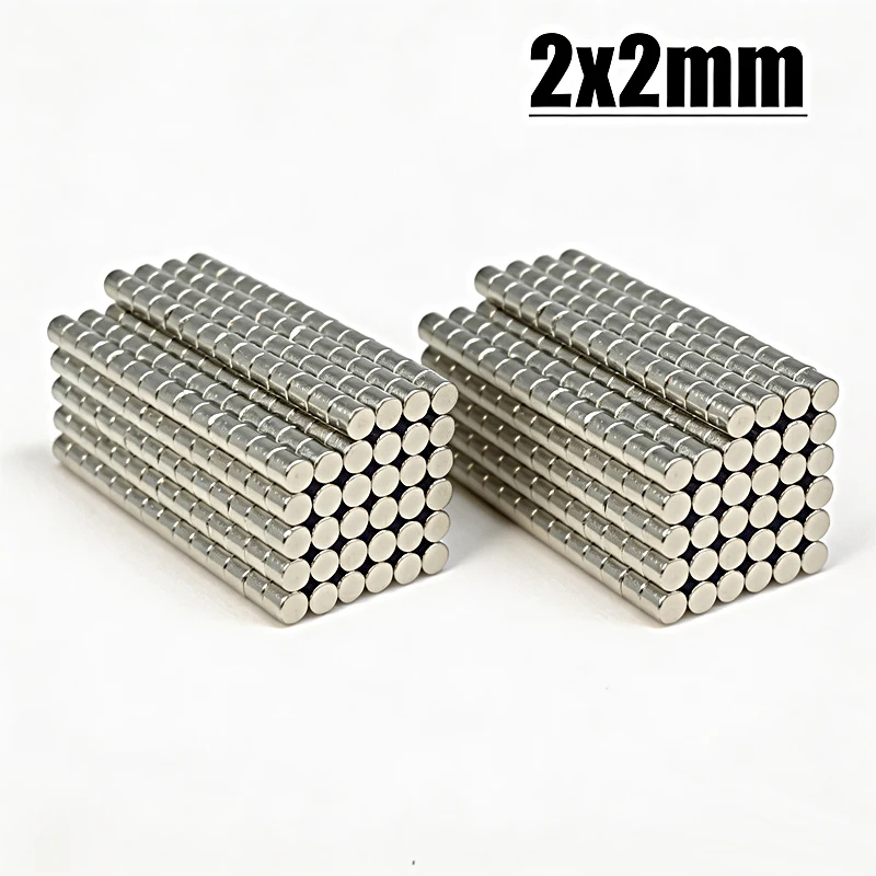 2*2mm Magnet 50-5000pcs N35 NdFeB Permanent Magnetic Imanes Neodymium Magnet Fridge Magnets 2x2mm Magnet Accessory