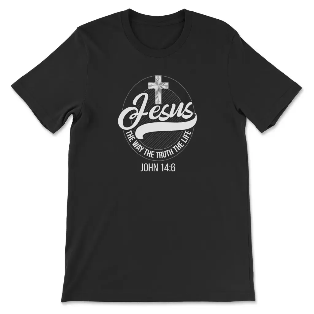 Jésus le chemin la vérité la vie T-Shirt hommes et femmes à manches courtes coton t-shirts Y2k chemise surdimensionné hauts été hommes vêtements