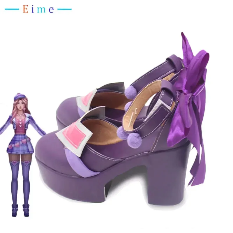 

Cosplay Anime LOL Heartache & Heartthrob Caitlyn Cosplay Shoes LOL Valentine's Day Cosplay Prop Halloween Carnival Boots PU 72th