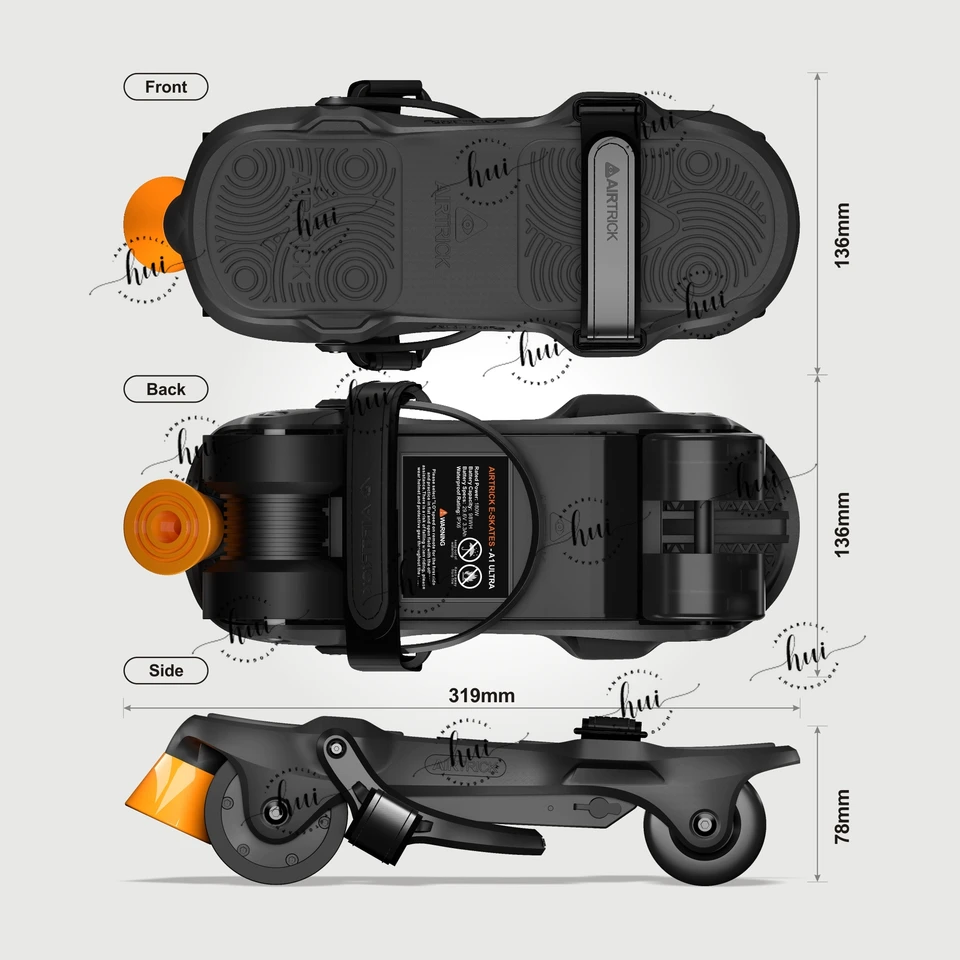 AIRTRICK-Ultra、通勤や犬の散歩に最適なポータブルで折りたたみ可能な