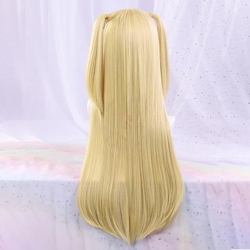 MisaMisa Cosplay Wig Long Style Golden Blonde Women's Style Amane Misa Anime Cosplay Wig Heat-Resistant Synthetic Fiber Hair image 5