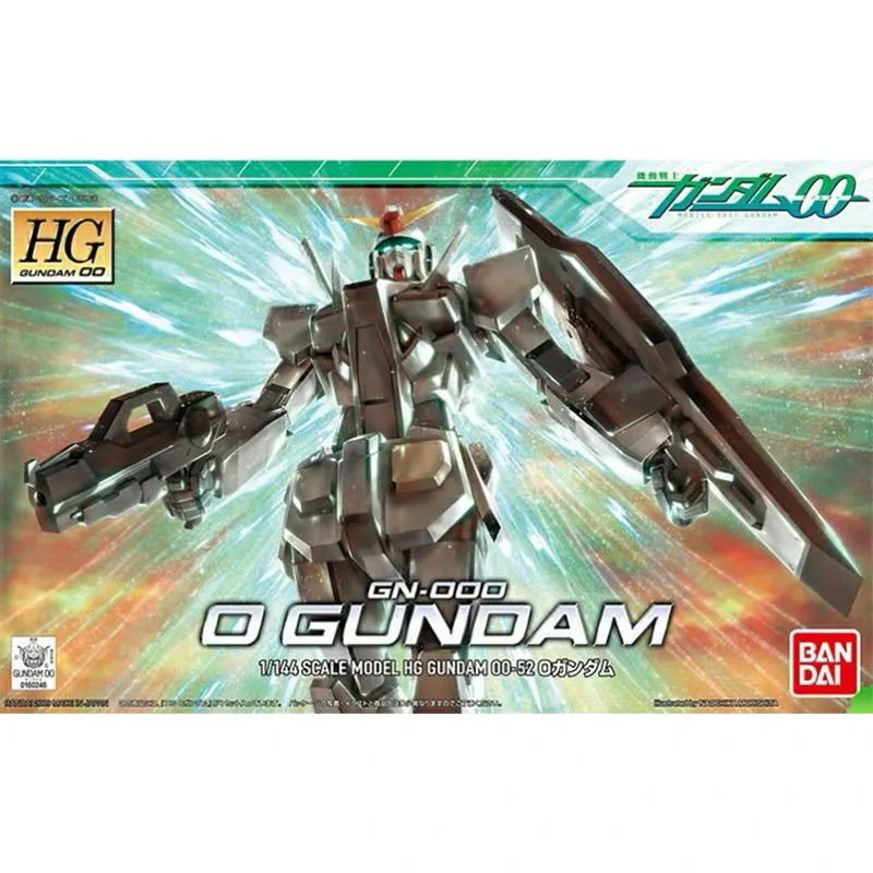 IN STOCK BANDAI ORIGINAL GUNDAM HGO0 1/144 52 GN-000 TEST COLORMATCHING Assembled Animated Character Model Collection